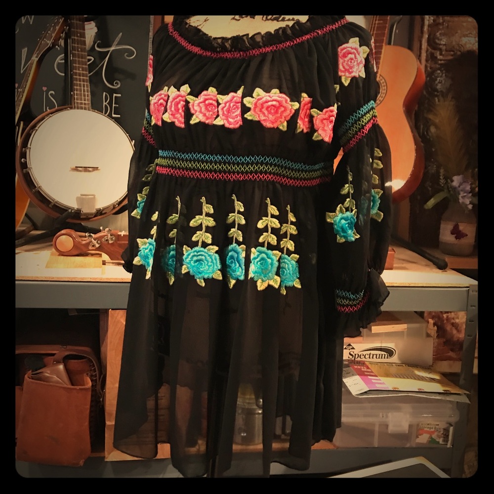 Roja embroidered top